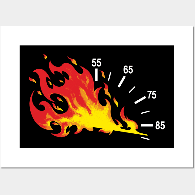 88 mph (outatime) Wall Art by DCLawrenceUK